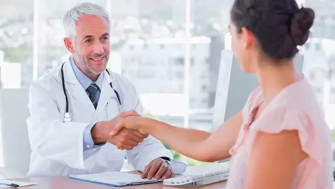 Consultar um médico para prevenir vermes